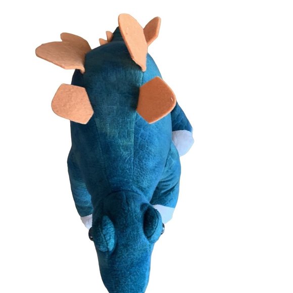 Build-A BEAR Green Stegosaurus Dinosaur 17" Green Stuffed Toy Animal Plush BAB** - Picture 2 of 6